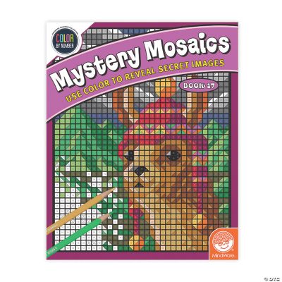 Color By Number Mystery Mosaics: Book 17 | MindWare