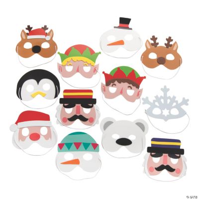 Christmas Masks Oriental Trading
