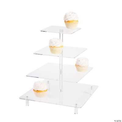 Clear Tiered Cupcake Stand Oriental Trading