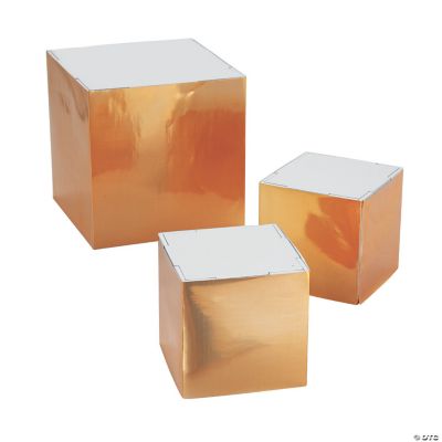 Rose Gold Foam Buffet Riser Set - 3 Pc. - Discontinued