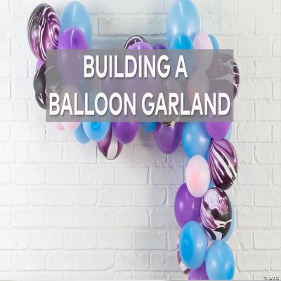Blue Sea 25 Ft. Balloon Garland Kit with Fish Net - 81 Pc