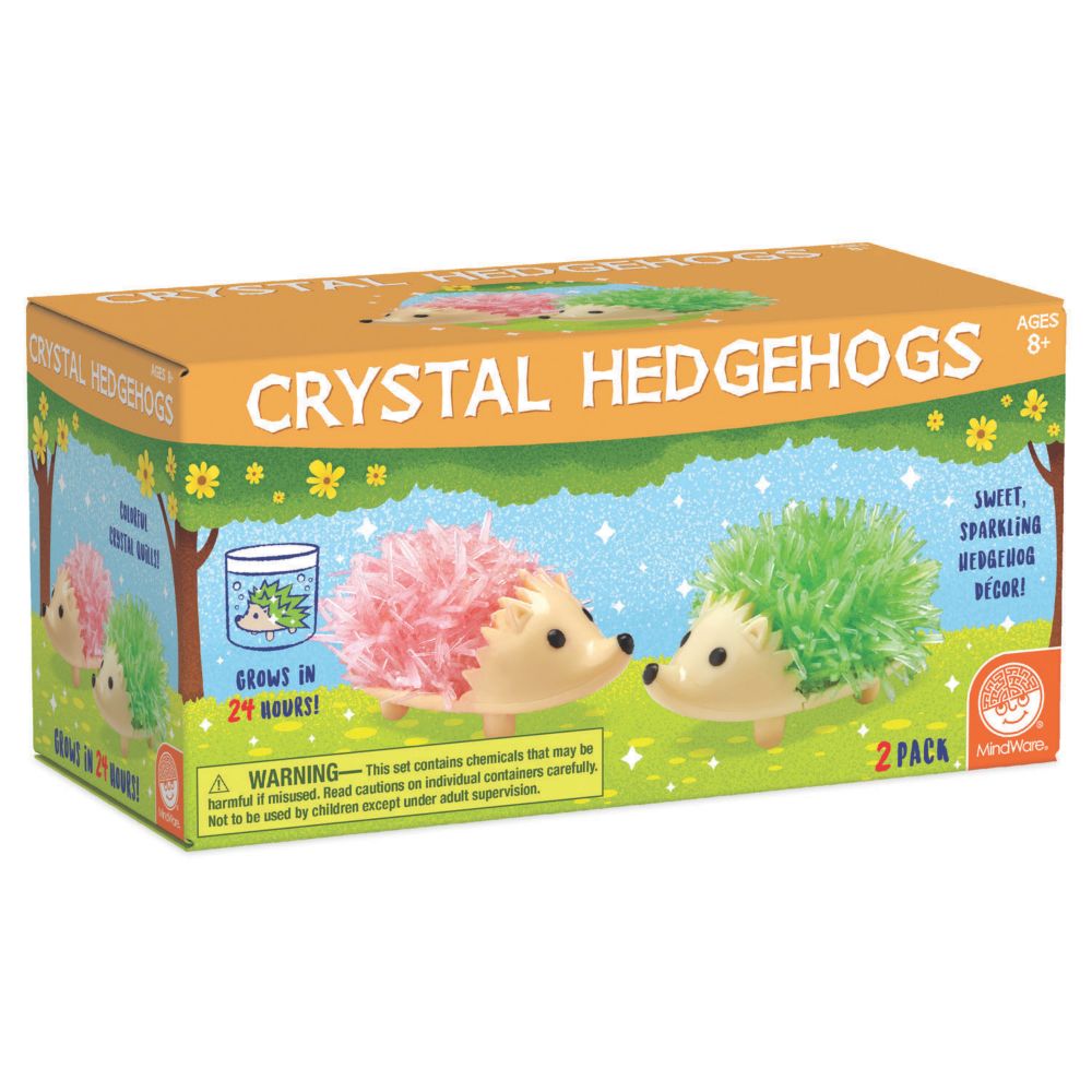 Sparkle Formations Crystal Hedgehogs: Bright Colors From MindWare