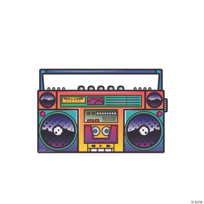 Illustrated Boombox Cardboard Stand-Up