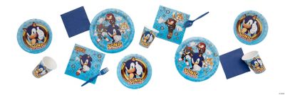 Sonic Birthday Party Supplies Set - Sonic Party Decorations for 10
