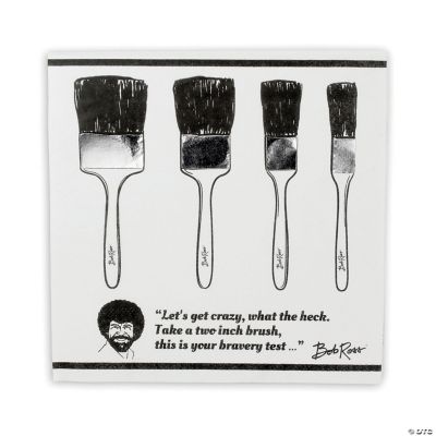 Bob Ross® Classic Paintbrush & Quote Luncheon Napkins 20 Pc