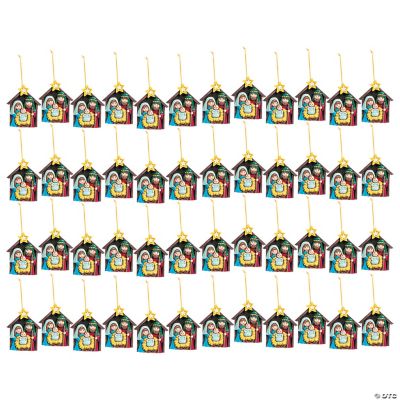 Bulk Nativity Holy Family Resin Christmas Ornaments - 48 Pc. | Oriental ...