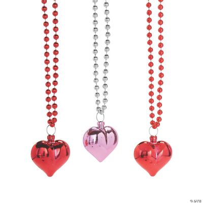  BSJELL 60pcs Valentine's Day Heart Charms for Jewelry