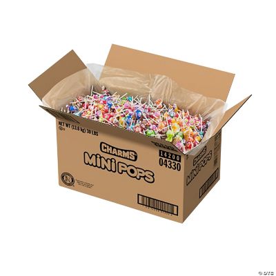 30 lbs. Mega Bulk Bulk 2668 Pc. Charms® Mini Pops® Assortment ...