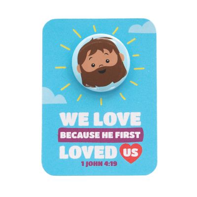 Jesus Loves Mini Buttons kids