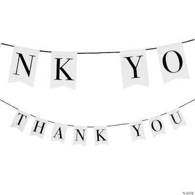 Simple Thank You Garland Oriental Trading