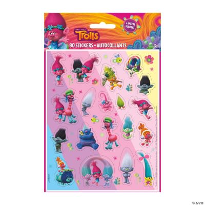 DreamWorks Trolls World Tour Sticker Sheets | Oriental Trading