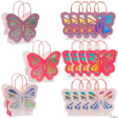 Small ButterflyShaped Cardstock Gift Bags 12 Pc. Oriental Trading