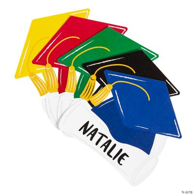 Bulk 50 Pc. Graduation Cap Wall Decorations Oriental Trading
