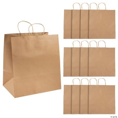 Brown Kraft Poly Lined Paper Snack Bags, Fries, Onion Rings