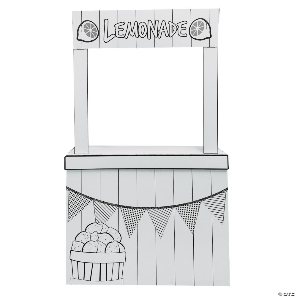 Color Your Own Lemonade Stand and Playhouse From MindWare