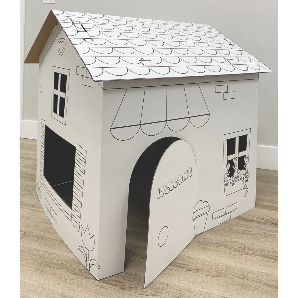 Color Your Own Welcome Kid Playhouse From MindWare