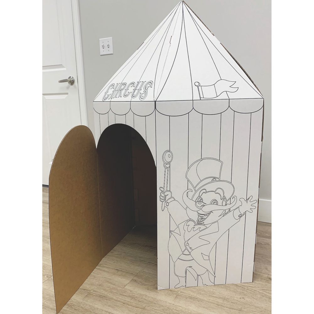 Color Your Own Circus Tent and Playhouse From MindWare