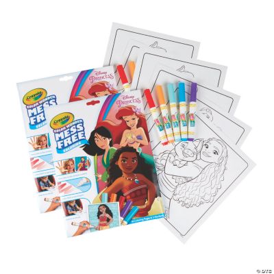 Crayola Color Wonder Mess Free Coloring Pad & Markers, Princess, 2 Sets