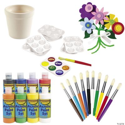 54 PC DIY Flower Pot Kit - Makes 12