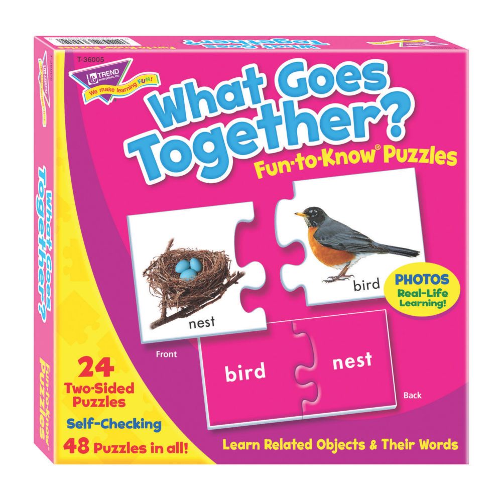 TREND enterprises, Inc. - What Goes Together? Fun-to-Know® Jigsaw Puzzles From MindWare