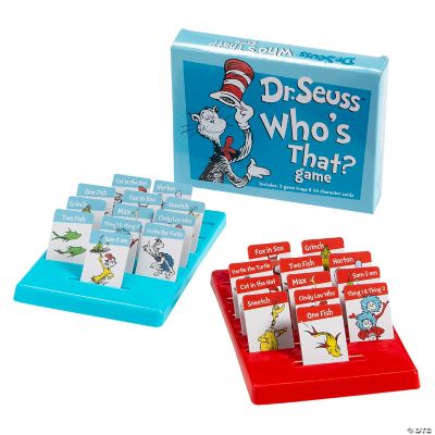 Dr Seuss Who Am I Game Oriental Trading