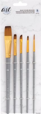 American Crafts™ Nylon Paint Brushes Oriental Trading