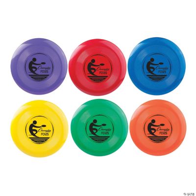 Champion Sports Competition Plastic Discs, 125g, Pack of 6 Oriental