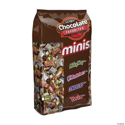 MARS Chocolate Mini Bars Variety Mix - 67.20oz bag | Oriental Trading