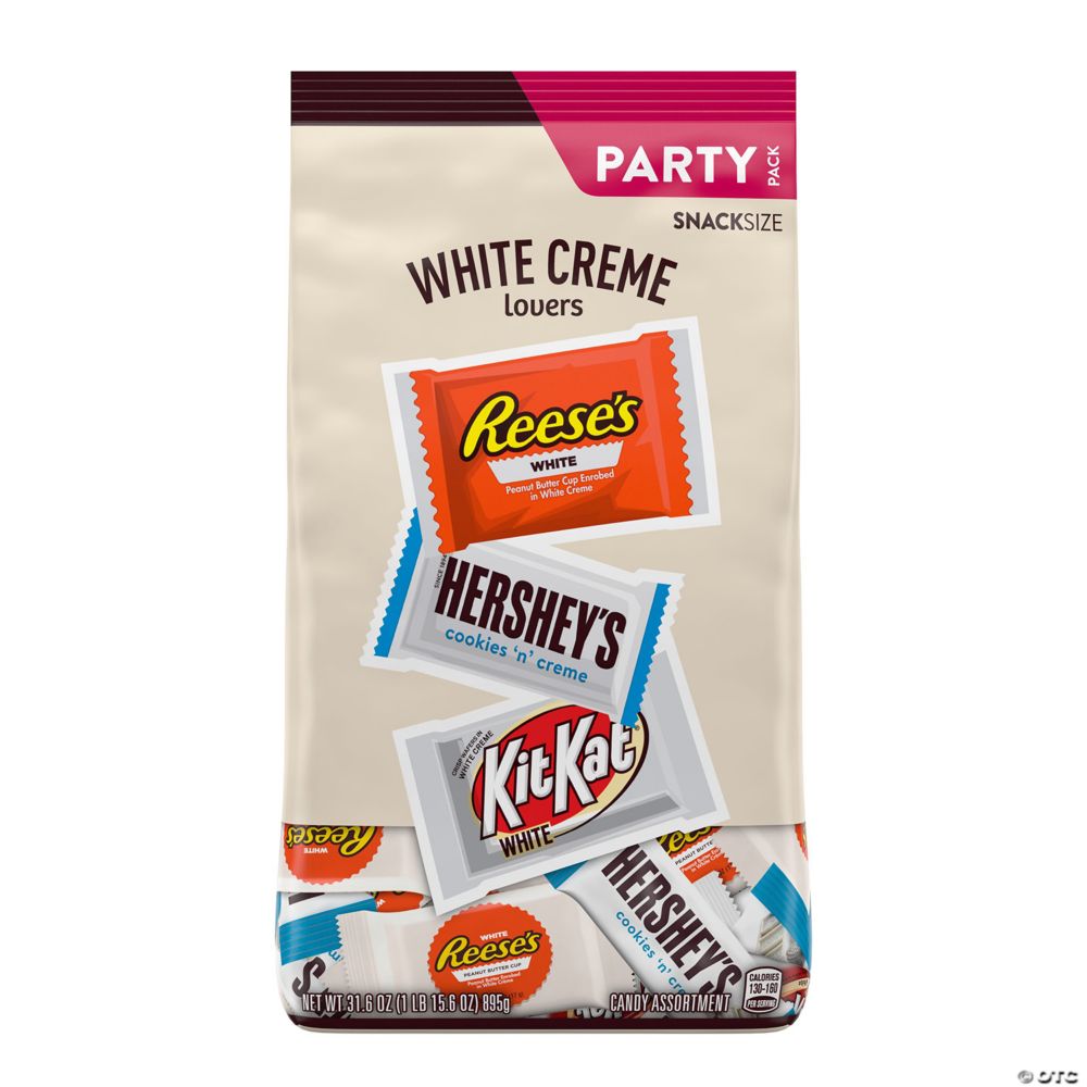 Hershey All Time Greats White Snack Size Assortment - 31.6oz bag From MindWare
