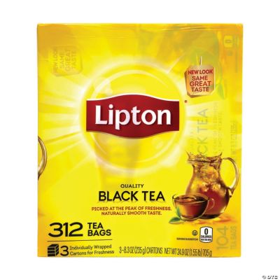 LIPTON 100 Natural Tea Bags, 312 Count Oriental Trading