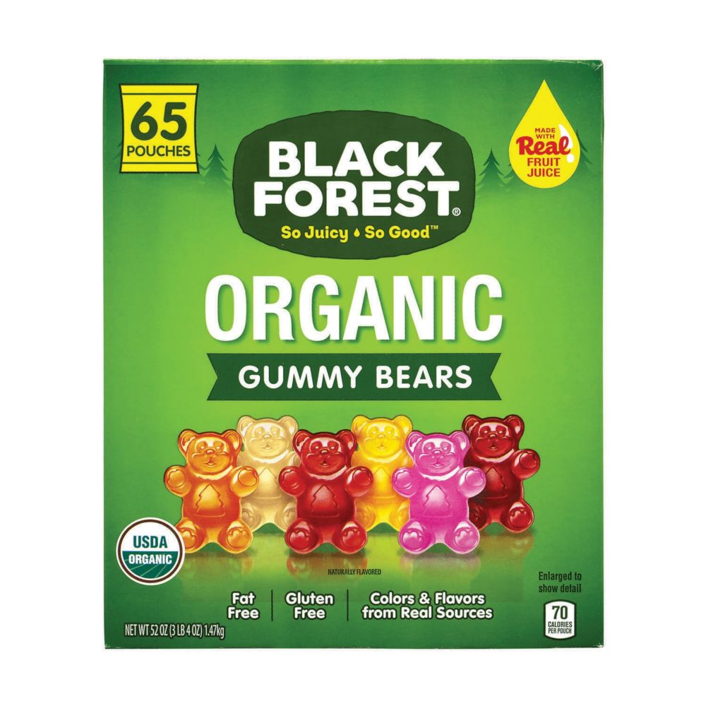 Black Forest Organic Gummy Bears, 0.8 oz, 65 Count From MindWare