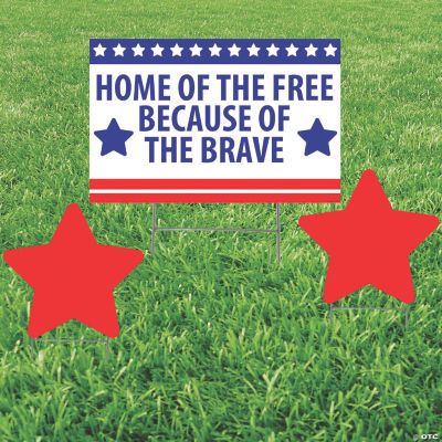 USA Home of the Free Because of the Brave Poster for Sale by Graphic  Master