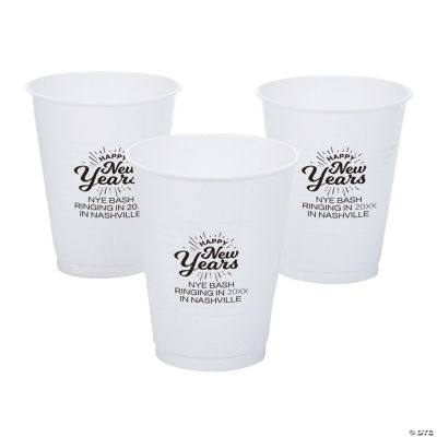 This Year I Will New Year's Eve Plastic Tumblers, 16oz, 20ct