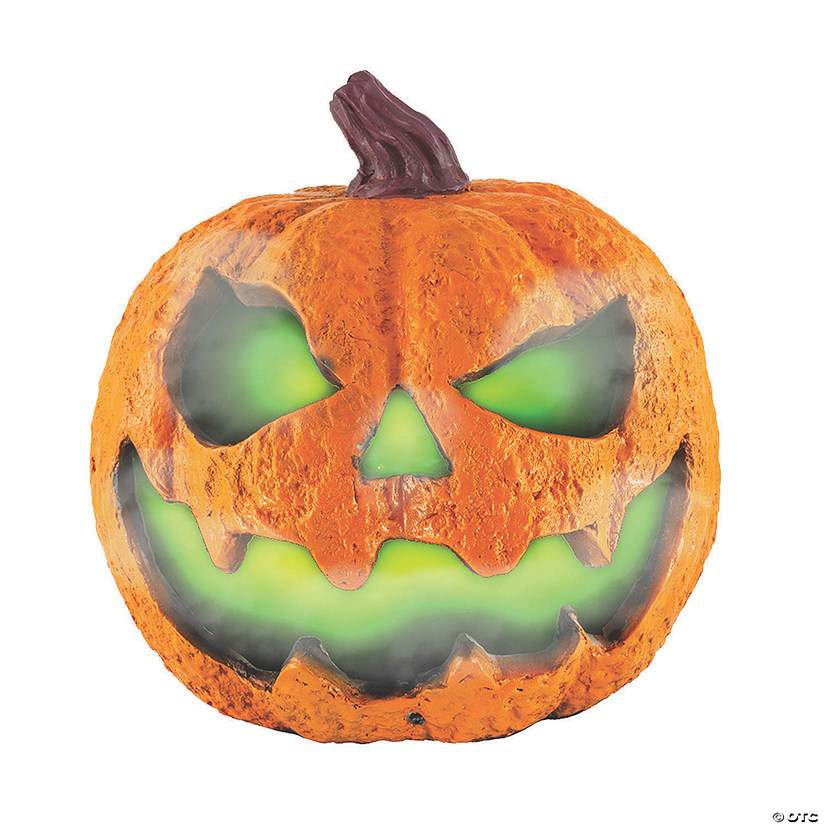 Halloween Evil Scary Pumpkin Lamp Prop With LED  Holiday Party Decoration 