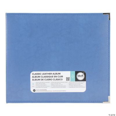 We R Classic Leather D-Ring Album 12X12 - Country Blue