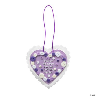 Personalised Mother's Day Apron- Purple Flower Wreath