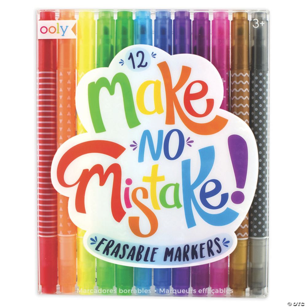 Make No Mistake Erasable Markers From MindWare