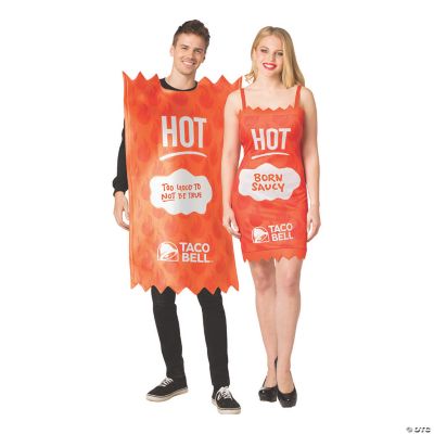 Adult Taco Bell Hot Sauce Couple Costumes Oriental Trading