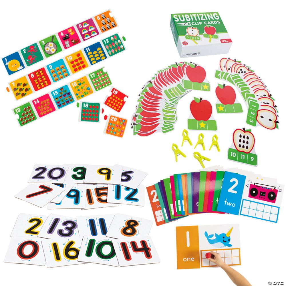 158 Pc Preschool Math Kids Learning Kit