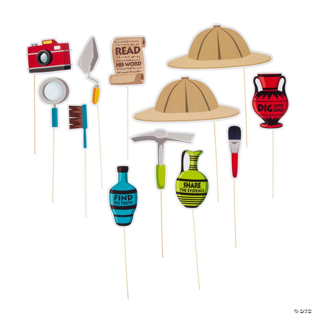 12 Pc Dig VBS Photo Stick Props