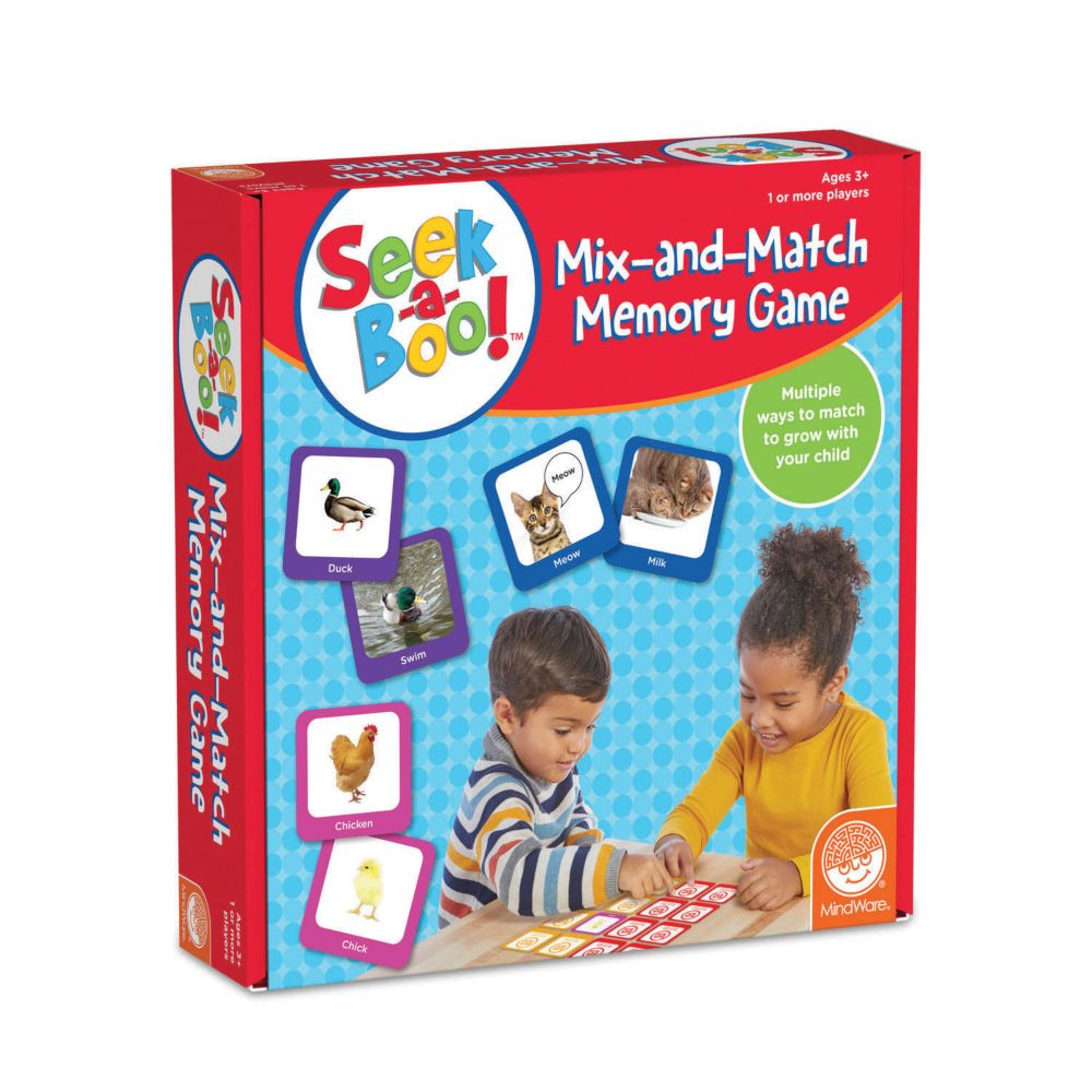 Seek-a-Boo Mix-and-Match Memory Game From MindWare