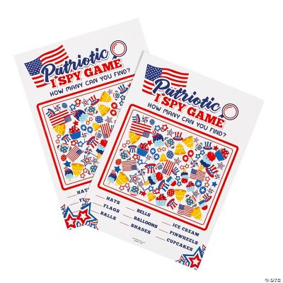 Patriotic I Spy Game 24 Pc. Discontinued