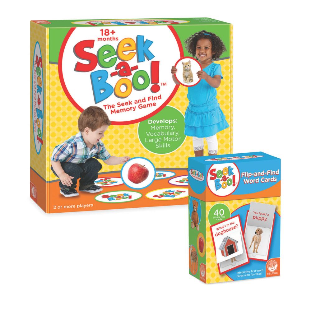 Seek-a-Boo Game & Flip-and-Find Word Cards From MindWare