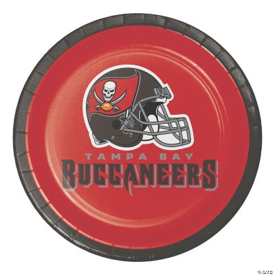 24ct NFL Tampa Bay Buccaneers Paper Dessert Plates Red