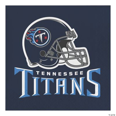 Officially Licensed NFL Tennessee Titans Team Logo Plastic Dinner Plates 12  Pack