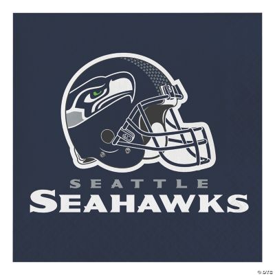 Trendware Seattle Seahawks Paper Plate and Napkin Party Kit, Serves 16