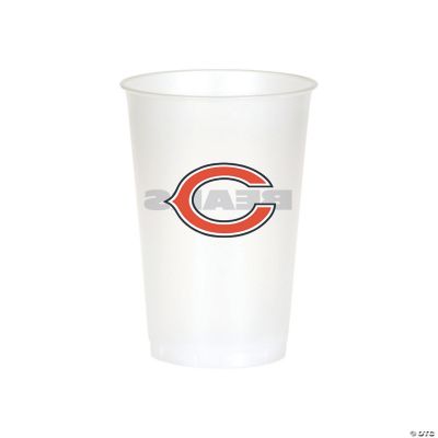 Nfl Chicago Bears Souvenir Plastic Cups - 8 Ct. | Oriental Trading