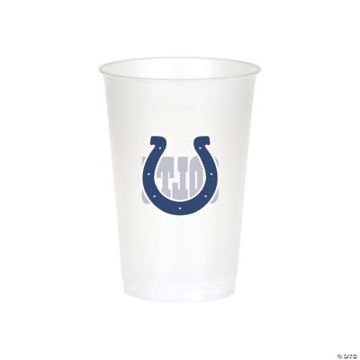 White Indianapolis Colts 35oz. Personalized Vertical Stripe Pet Bowl