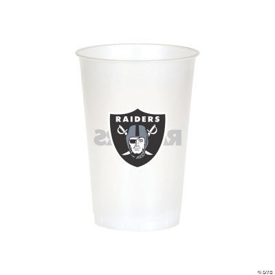 NFL Las Vegas Raiders Plastic Cups 24 Ct. Oriental Trading