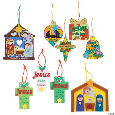 Bulk Nativity Ornament Craft Kits 240 Pc.